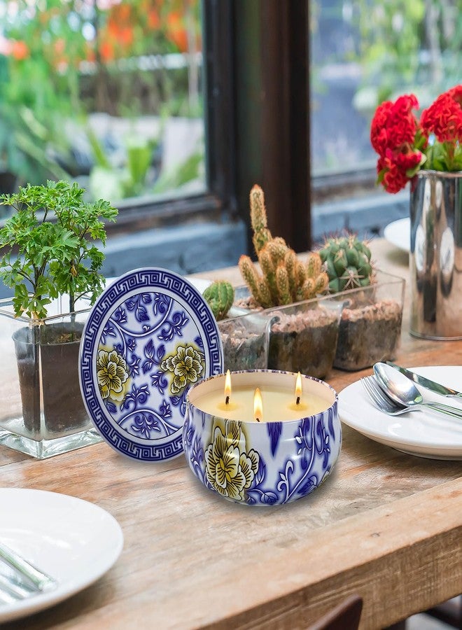 Jeximing 3 Wick Large Citronella Candle & Rosemary Scented Candle & Sage Scented Candle, 3 Pack 13.5oz Outdoor Candles, Soy Wax Candle Set for Indoor, Up to 200hrs Burning Emergency Candles - Image 4